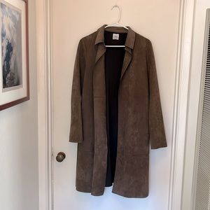 Timeless faux suede coat
